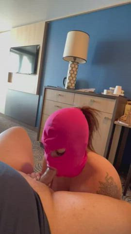 blowjob mask sucking gif