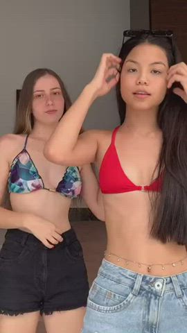 Bikini Boobs Teen gif