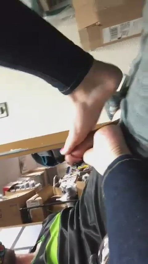 barefootmilf feet footjob gif