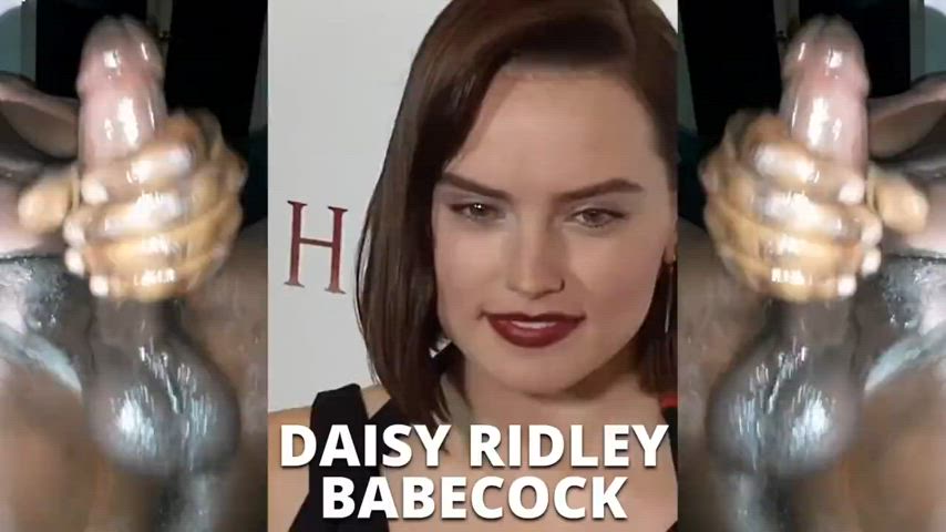 celebrity daisy ridley face fuck tribute gif