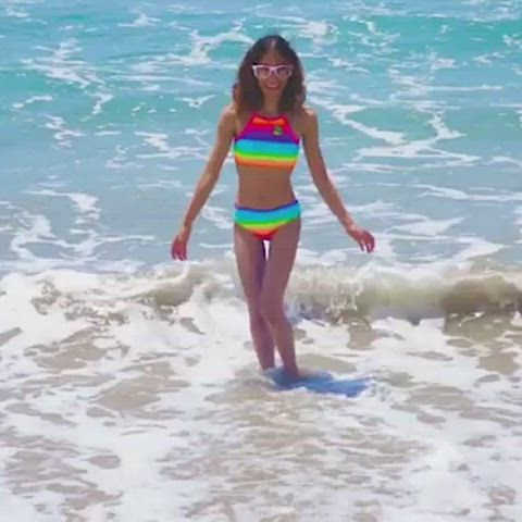 Beach Facial Glasses Small Tits Tiny gif