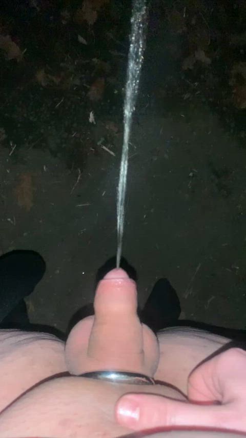 Walking home and had to piss