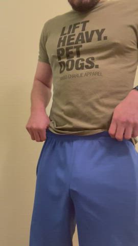 Chubby Penis Shorts gif