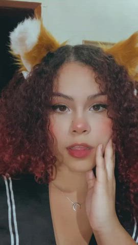 ahegao girls red fox gif