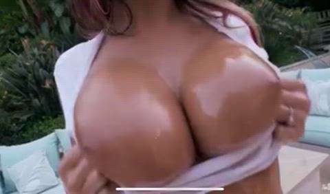 august ames big tits boobs gif