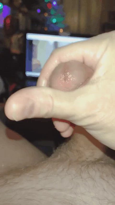 ass cock cum cumshot handjob jerk off masturbating solo tribute gif