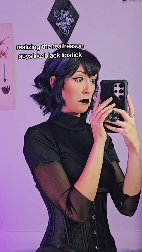 amateur brunette cosplay costume cute ocea_wave onlyfans short hair skinny teen goth-girls