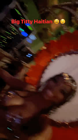 big tits ebony haitian tiktok tribute gif