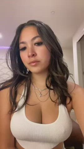 asian boobs braless gif