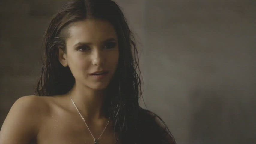 Celebrity Nina Dobrev Wet gif