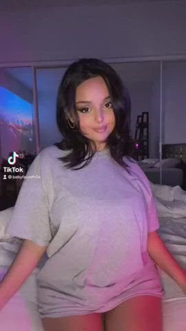 Big Tits Curvy Cute Hotwife TikTok gif