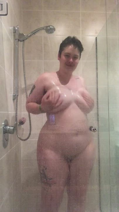 Amateur Naked Nude Shower Wet gif