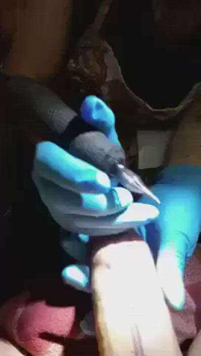 Amateur Blowjob Tattoo gif