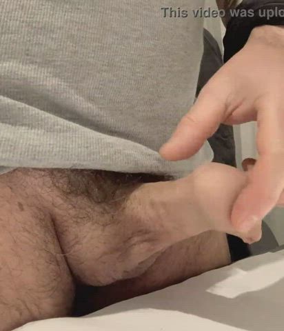 Cock Cum Cumshot Foreskin Male Masturbation Masturbating Penis Pubic Hair Uncut gif
