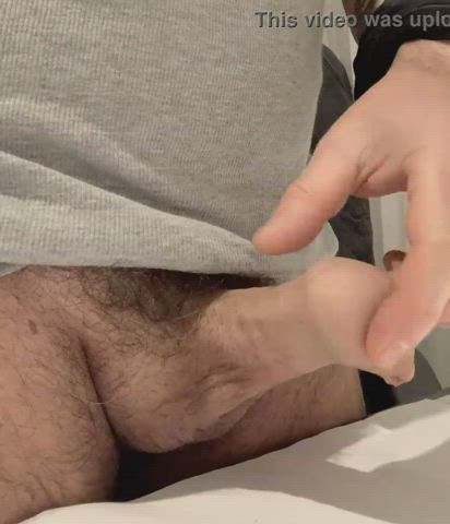 Cock Cum Cumshot Foreskin Male Masturbation Masturbating Penis Pubic Hair Uncut gif