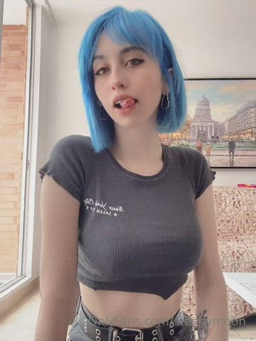 ahegao censored titty drop gif