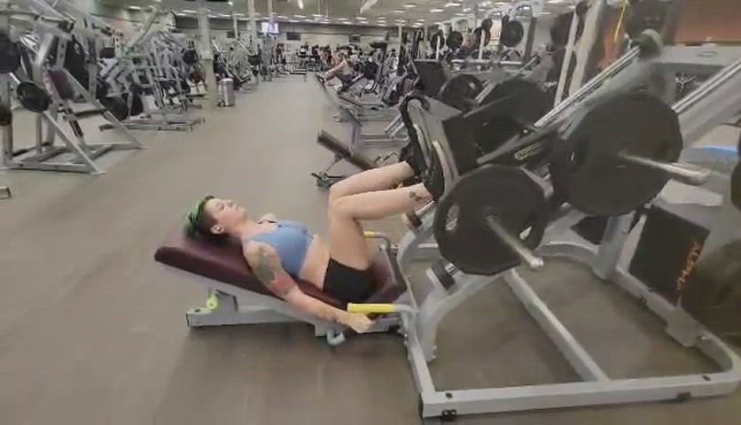 bubble butt gym workout gif