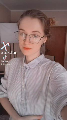 TikTok Strip Glasses Tattoo Small Tits Tits gif