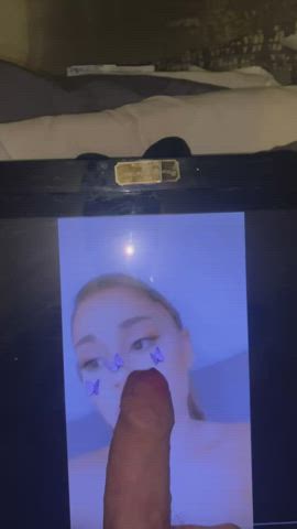 Ariana Grande Cumshot Tribute Blasted