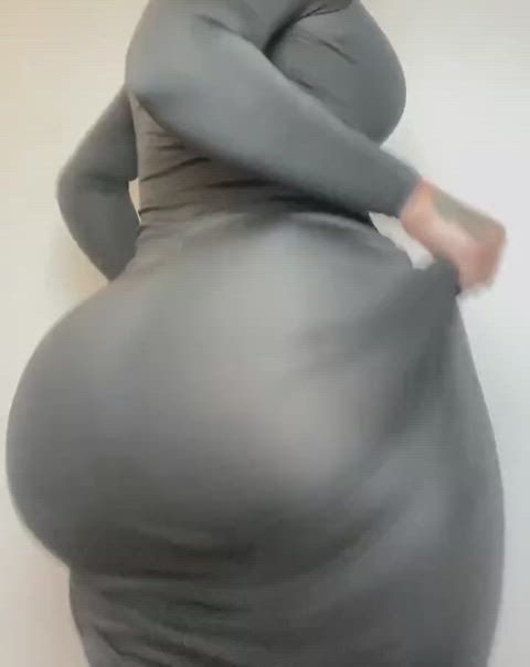 ass big ass booty bouncing dress jiggling pawg phat ass thick gif