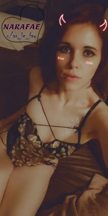 Bodysuit Goth Lingerie OnlyFans Pale Pierced Selfie Small Tits gif