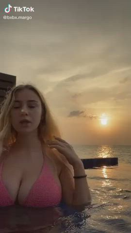 big tits teen tiktok gif