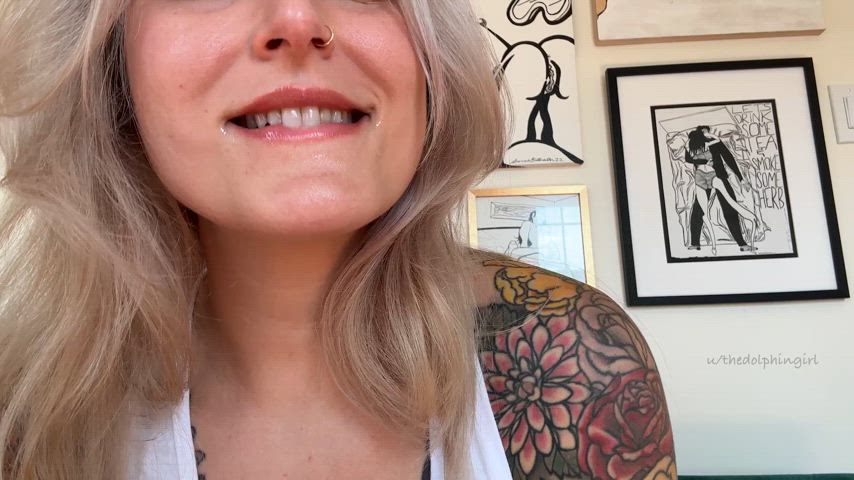 long tongue tattoo tattooed tongue tongue fetish gif