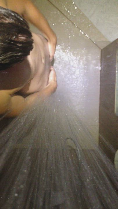 Gay Gym Jerk Off Shower Spy Voyeur Porn GIF by aussielad05