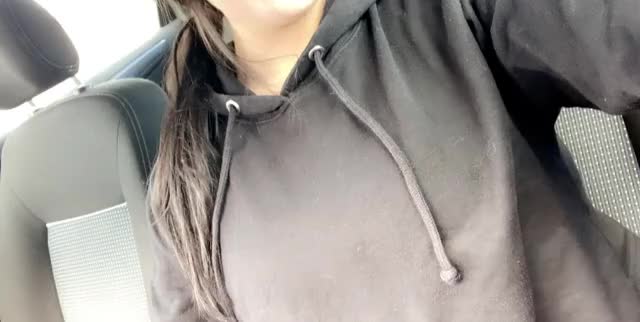 Dropping my big tits in the car, wanna cum for a drive with me? [OC] ??