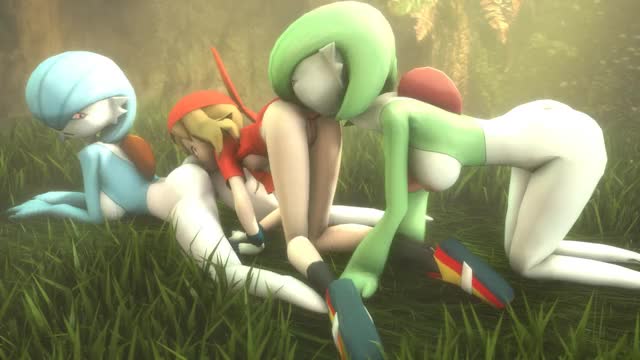 Gardevoir, May, Porkyman, Source_Filmmaker, animated, noname55, webm