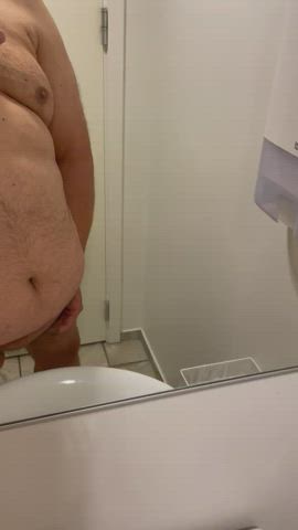 Chubby Male Masturbation Public Solo gif