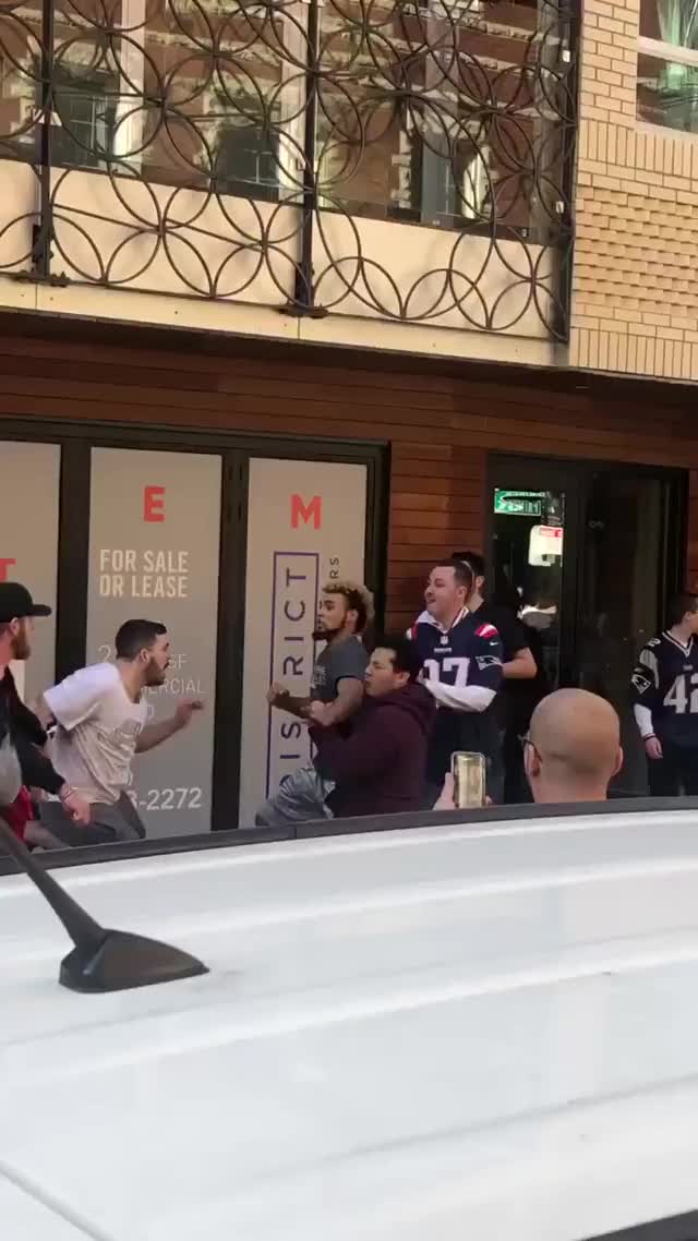 Patriot Fans Beating The S**t Out Of Each Other