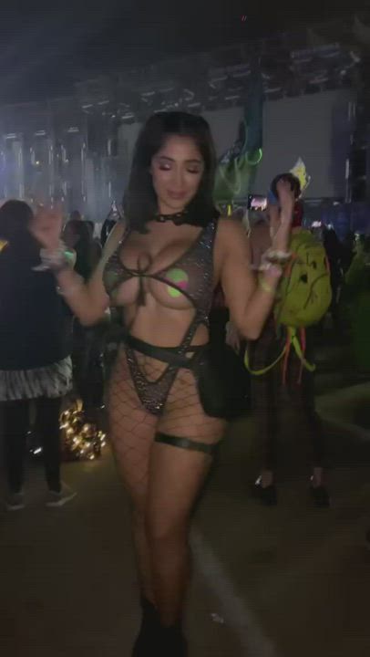 Big Tits Dancing Silicone gif