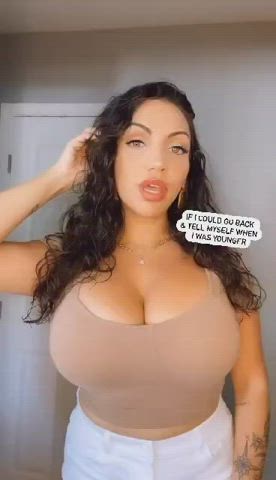 big tits british tiktok gif