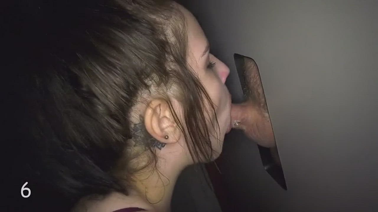 Brunette Cum In Mouth Cum Swallow gif