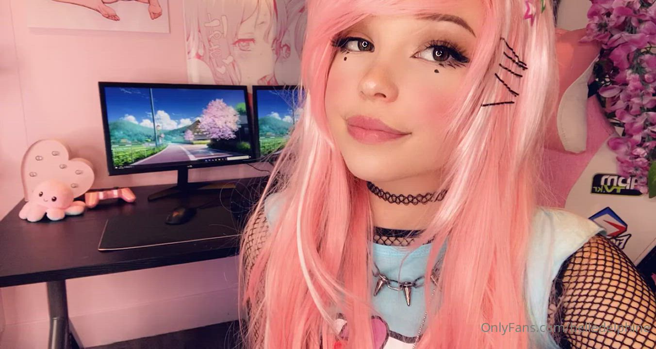 Belle Delphine Sex Shower Sissy Small Tits Solo gif