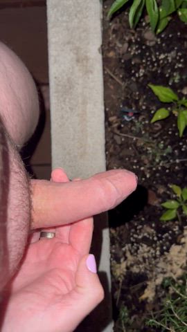 foreskin gay outdoor piss pissing bisexual-male male-pissing masturbation real-cock