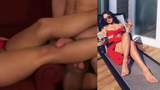 Vanessa Hudgens Calf Massage Edit 2