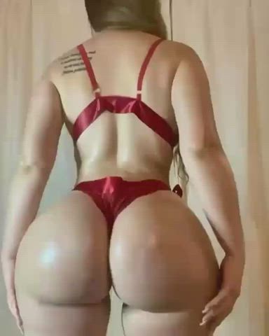 big ass lingerie twerking gif