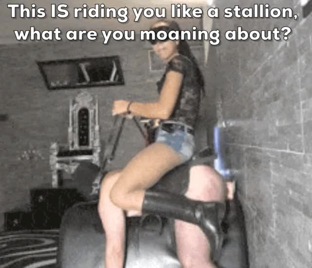 riding like stallion