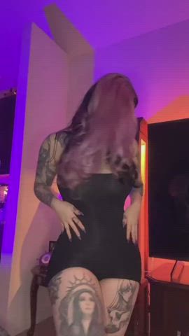 Goth Thick Thighs gif