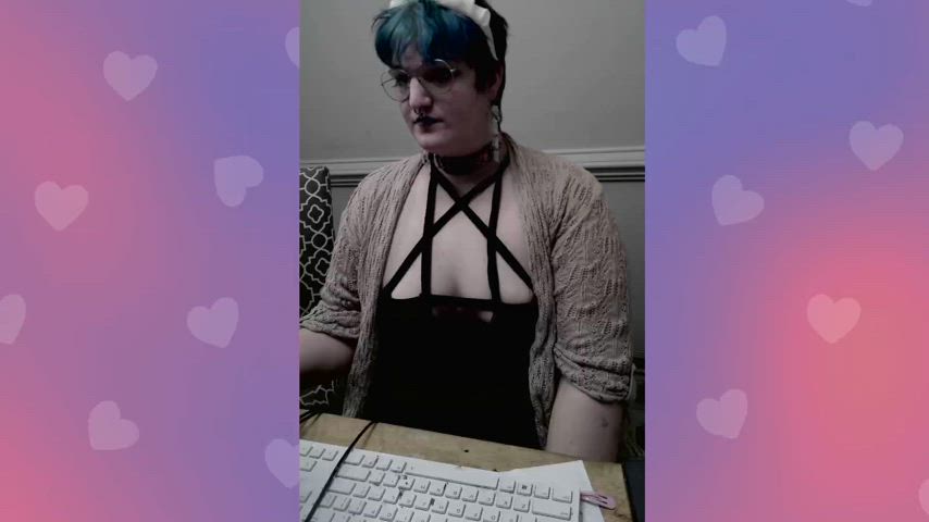Goth trans mommy gives you milk! (lactation)