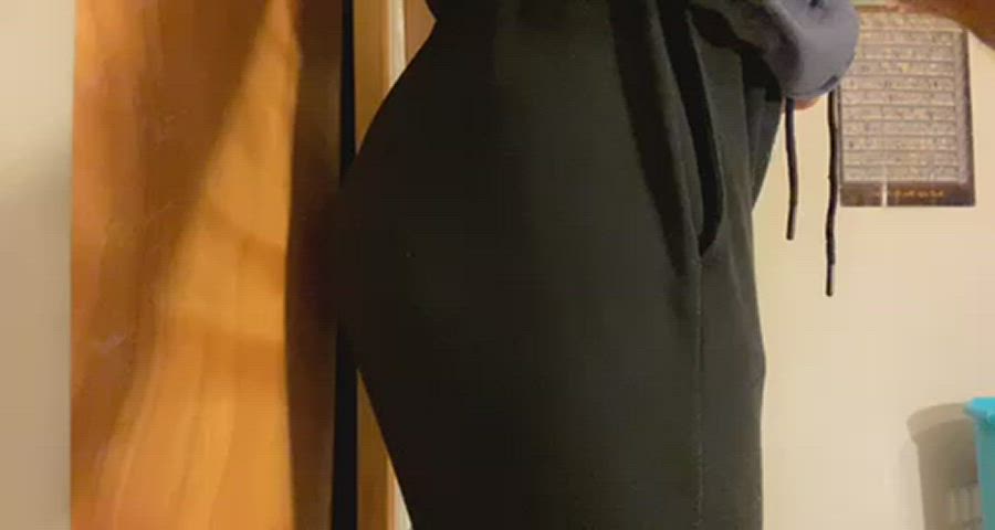 big ass bubble butt femboy grinding sissy thick gif