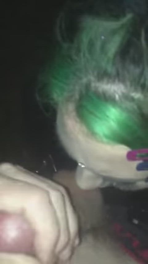 alt balls sucking blowjob emo goth homemade punk gif