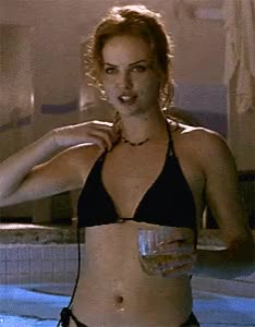 Charlize Theron bikini tits