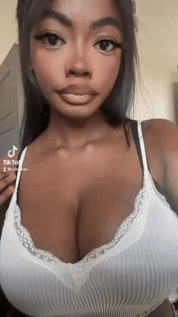 big tits boobs ebony gif