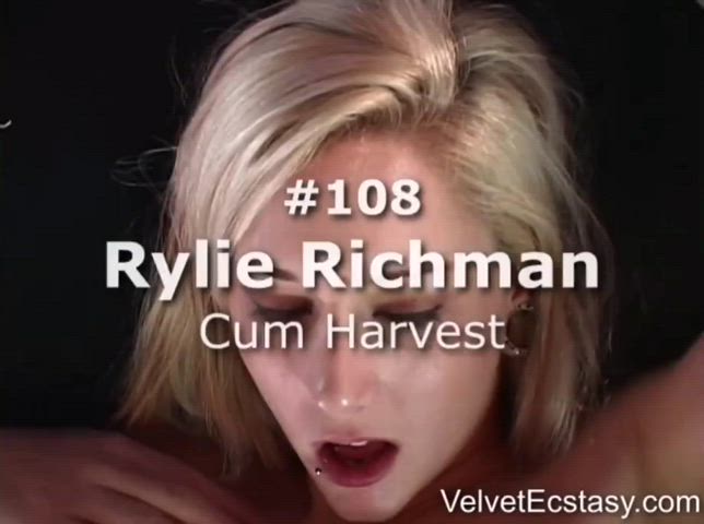 Blonde Cumshot Facial gif