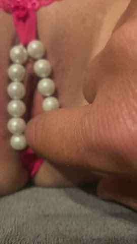 Close Up Fingering MILF Mature Mom Pussy Thong Wet Pussy Wife gif