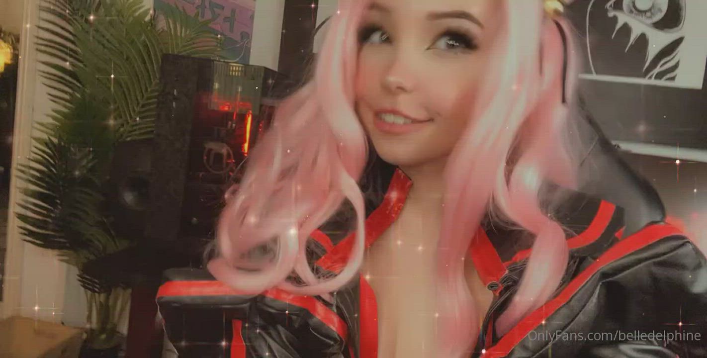 18 Years Old Belle Delphine Cosplay gif