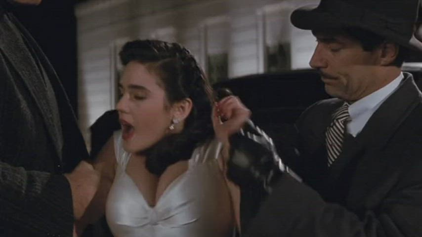brunette cleavage jennifer connelly gif